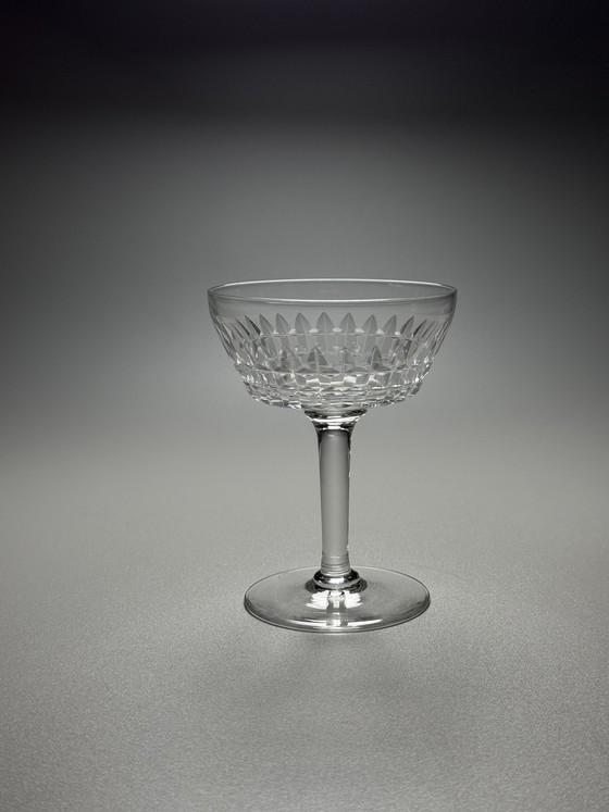 Image 1 of Set van 6 kristallen champagne-/cocktailcoupes – Service Mery Val Saint Lambert · Art Deco