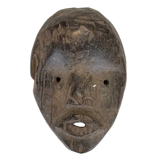 Oude Afrikaanse Houten Masker Wanddecoratie