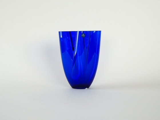 Image 1 of Cobalt vase, Danish design, 1980s, manufacturer: Royal Copenhagen