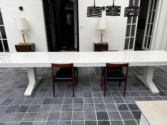 Image 1 of Geweldig grote witte sloophout Piet Hein Eek tafel