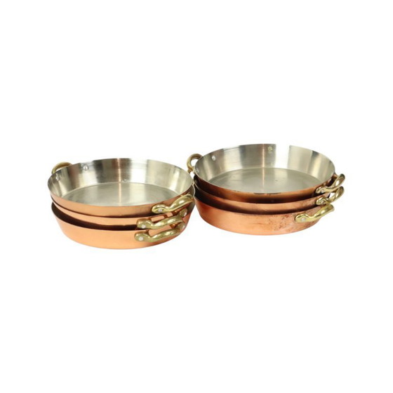 Image 1 of Set di 6 pentole in rame