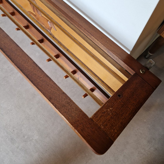 Image 1 of Appendiabiti vintage anni '60, appendiabiti da parete in legno danese