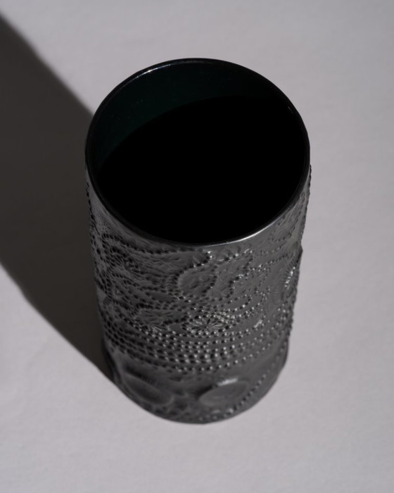 Image 1 of Martin Freyer Rosenthal Studio-Linie Bisque Porcelain Relief Brutalist Vase Duo