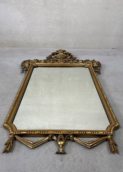 Vintage mantelpiece mirror