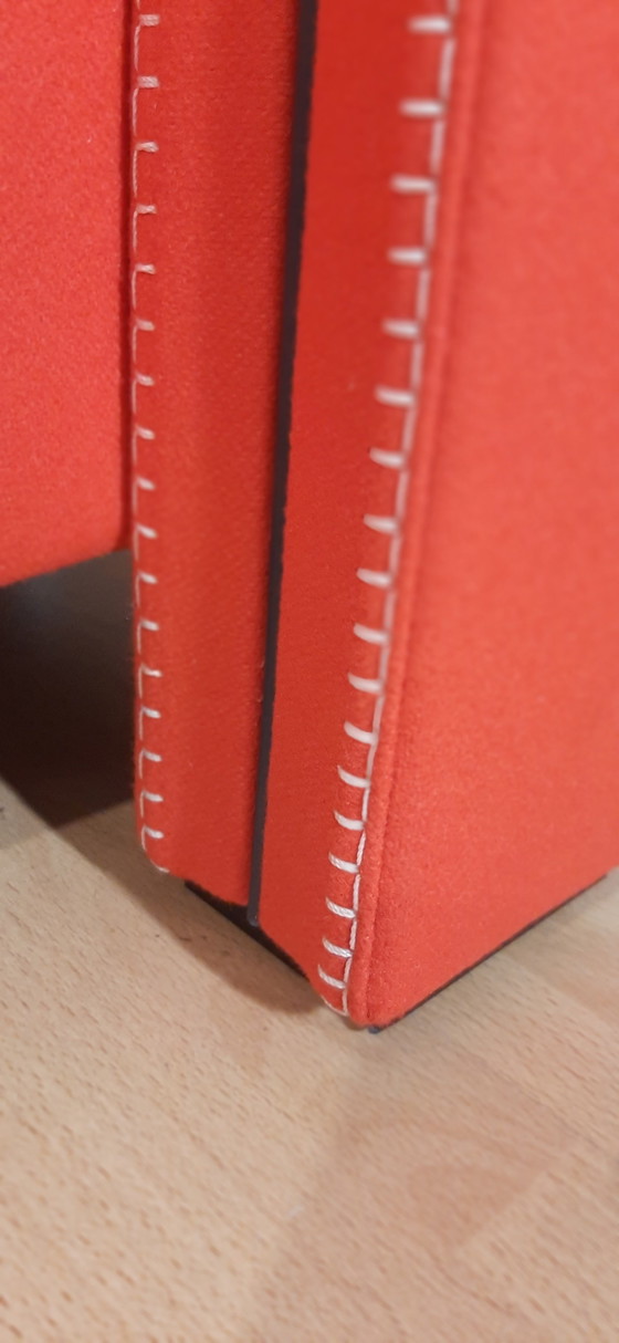 Image 1 of Cassina 2 Poltrona 637 Utrecht Nuova Mai Usata Lampo Rosso Lana 13L