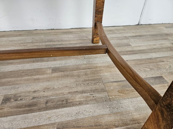 Image 1 of Extendable Art Deco table in olive root