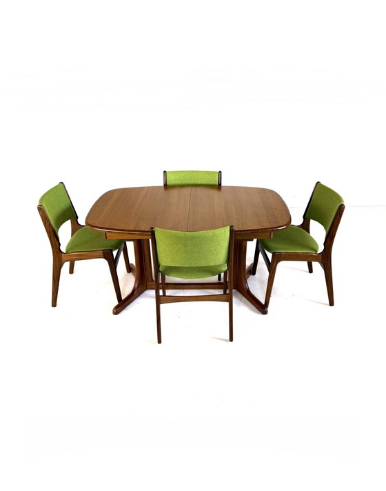 Image 1 of Vintage XXL extendable dining table, Glostrup Møbelfabrik '70