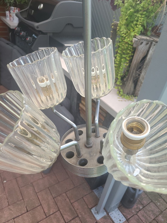 Seltener Barovier & Toso Lüster Kronleuchter Lampe restaurierungsbedürftig Ersatzteile – Murano Glass (photo 11 of 15)