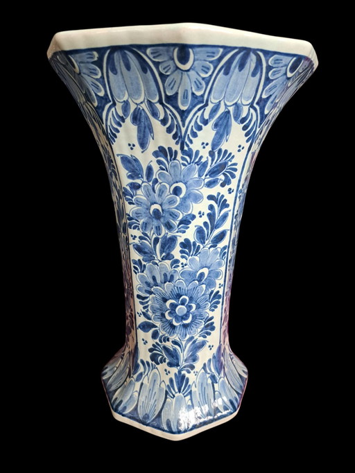 Delphic blue vase
