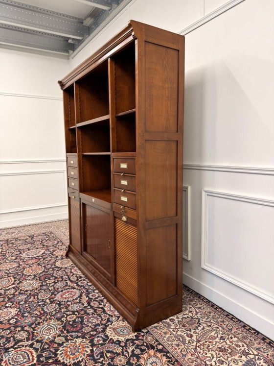Italian Classic Assi D'Asolo Bookcase – Wood, Brass (photo 6 of 21)