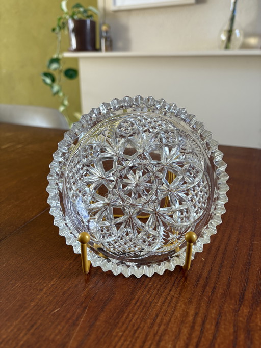 Kristallglas Vintage Schale