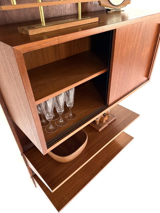 Image 1 of Vintage modular teak wall system '60s