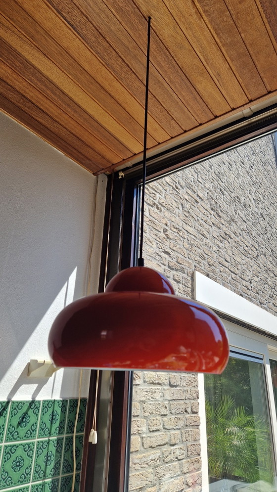 2 x Space Age Pendant Lamp – Glass (photo 7 of 9)
