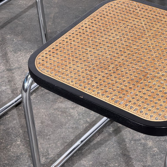 Set di 4 sedie da pranzo stile Cesca, ispirate a Marcel Breuer, anni '90 – Plastica (photo 15 of 16)
