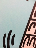 Poster originale "Pisa 89" - Keith Haring per Tuttomondo