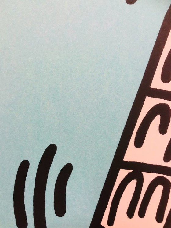 Image 1 of Originele poster "Pisa 89" - Keith Haring voor Tuttomondo