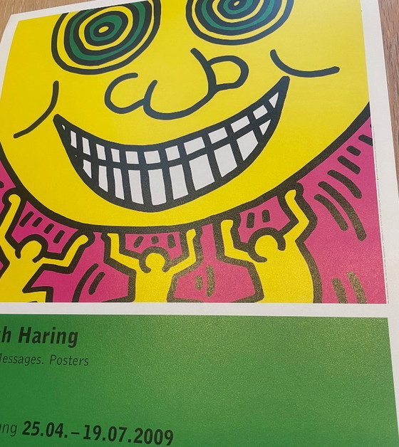 Image 1 of Keith Haring (1958-1990), Keith Haring a Milano, 1984, copyright Estate of Keith Haring 2009, stampato in Germania