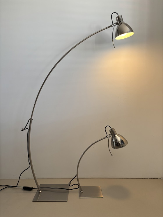 Paul Mulhearn – Viore Design Elipse Floor & Desk Lamp – Set – Floor lights, Chrome (photo 3 of 15)