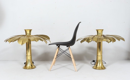 2 lampes sculpturales/de table de Carlo Giorgi pour Bottega Gadda, modèle : Ippocastano, Italie, années 1970.
