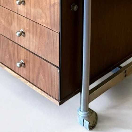 Image 1 of Vintage XXL Jules Wabbes Bureau – Le Mobilier Universel, België jaren 60