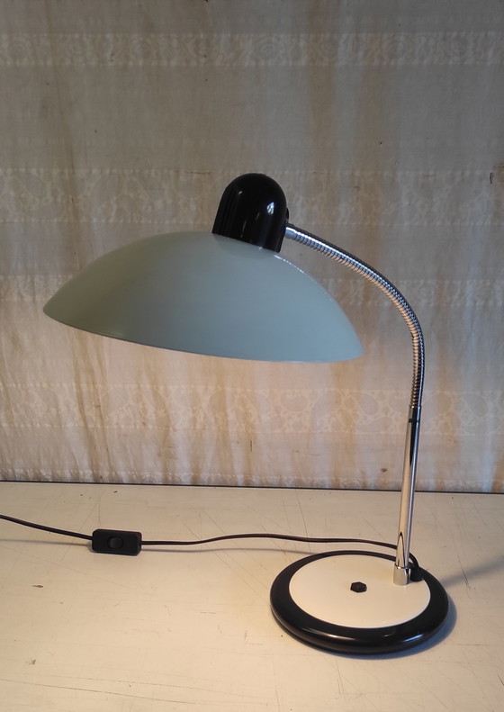 Image 1 of Articulated table lamp in beige and chrome metal - mid-20th century