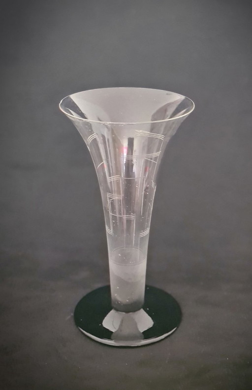 Funnel vase Kristalunie Leerdam