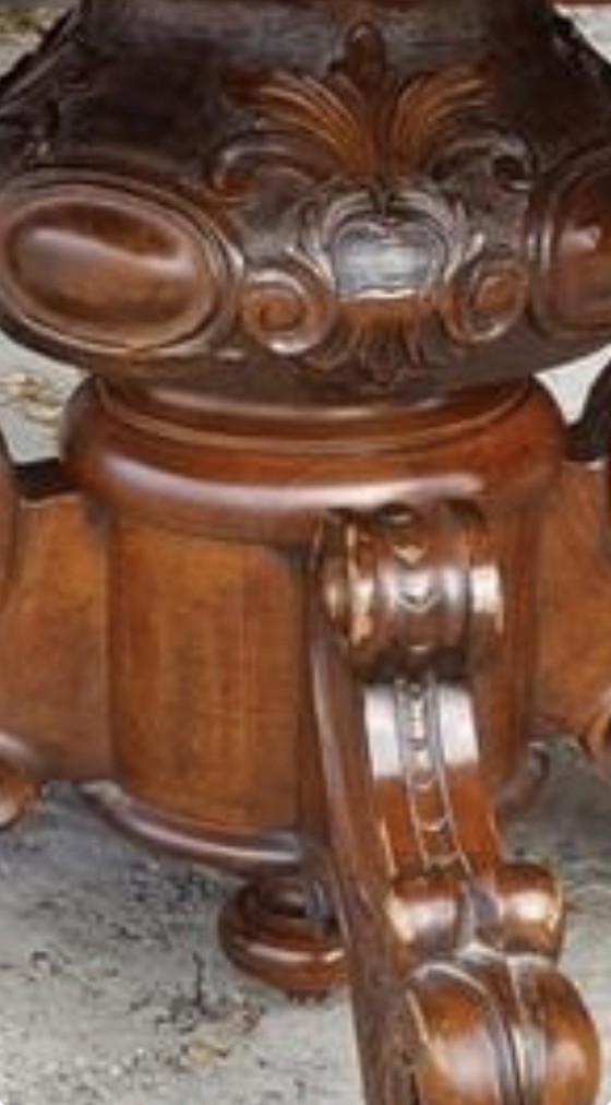 Image 1 of Barok eetkamer tafel