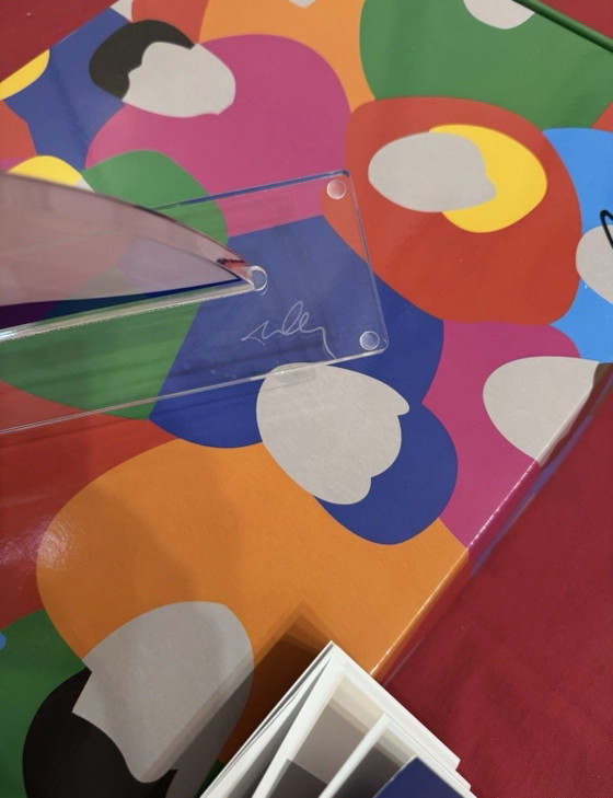 Image 1 of M. Lodola, sérigraphie sur plexiglas, « Le rêve d'Hollywood », 34,1 × 0,7 × 31,2 cm, pop