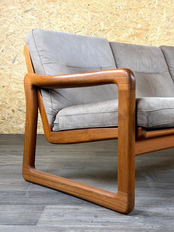 Image 1 of Divano in teak anni '60-'70 a 3 posti e 2 poltrone Easy Chair Holstebro Møbelfabrik A/S