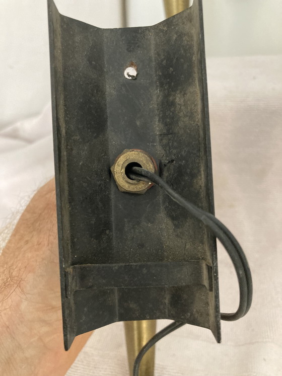 Vintage 1950s brass conical wall sconces – Wall lights (photo 6 of 15)