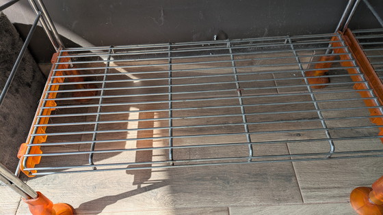 Image 1 of Sistema de pared profesional Casamania Festival: 6 montantes cromados, 22 estantes + módulo de puerta.