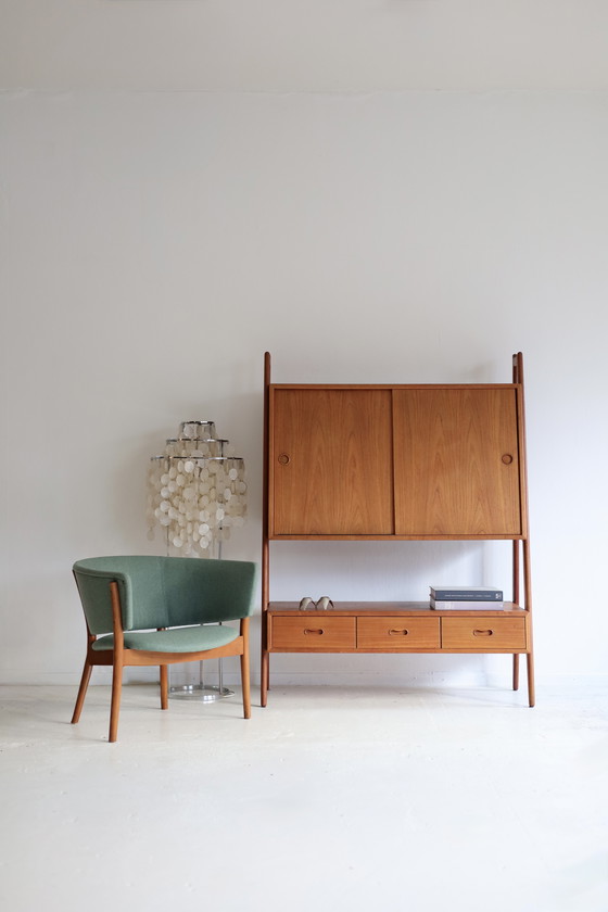 Image 1 of Wall unit Arne Vodder 1950s/60s Teak