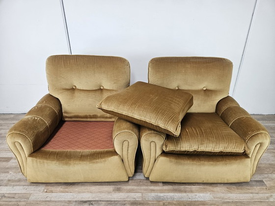 Image 1 of Vintage Italian armchairs from the 1970s