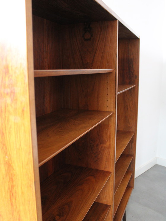 Image 1 of Bibliothèque danoise vintage en bois de rose par Poul Hundevad