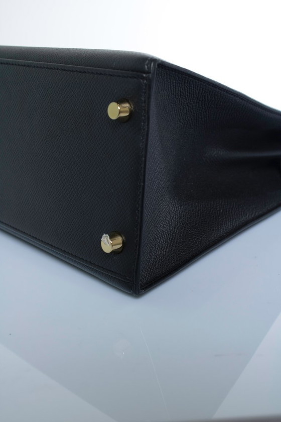 Hermes, Sac Kelly II Sellier 28 Epsom 89 Negro – Hermès, Bolsos de mano, Calfskin (photo 10 of 20)