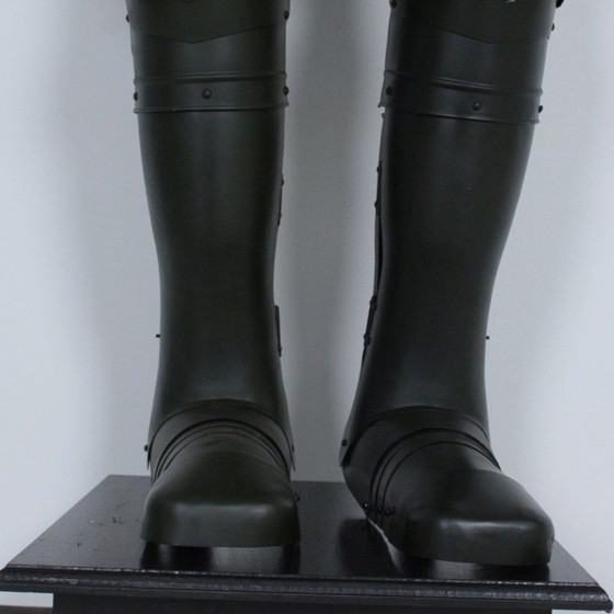 Image 1 of Knight Armour with Shield — Full-Size Replica — Display-Ready Medieval Statement Piece