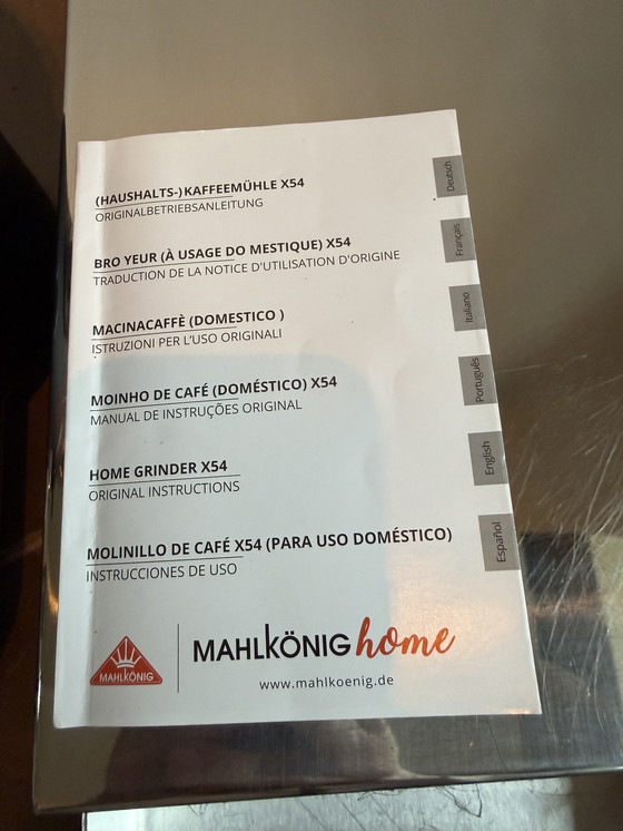 Image 1 of Koffiemolen + uitklop bak Mahlkonig