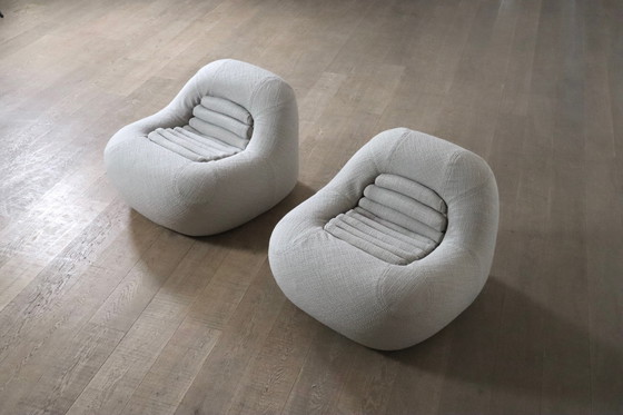 Image 1 of Ein Paar Carrera-Sessel von De Pas D'Urbino & Lomazzi für BBB Bonacina