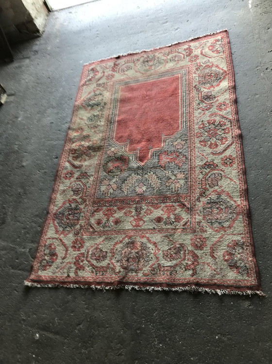 Tapis Kilim de prière turc vintage, années 1930 (photo 3 of 10)