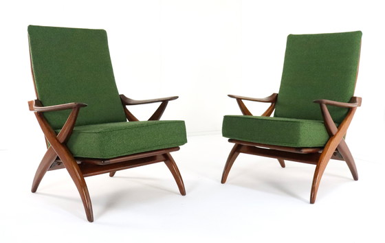 Image 1 of Topform Armchair 'Moordrecht' New Upholstery Vintage