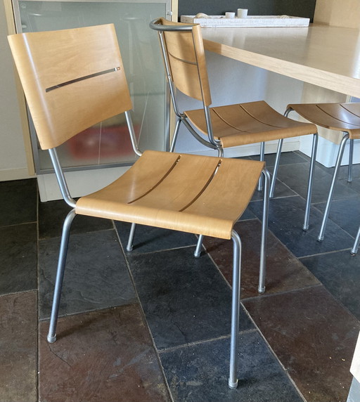 Dutch design Ruurd Jan Kokke 4 dining chairs