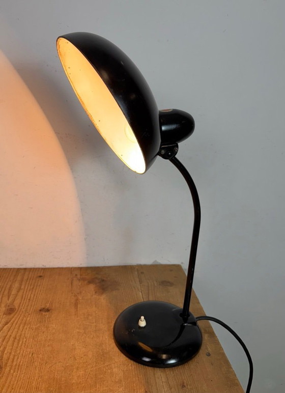 Image 1 of Black Industrial Bauhaus Table Lamp from Escolux, 1930s