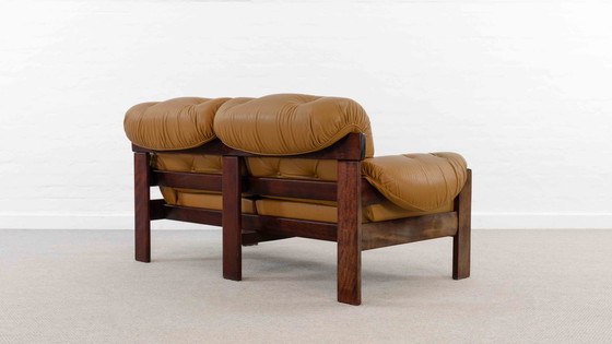 Image 1 of Braziliaanse stijl lederen zitgroep