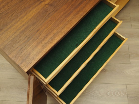 Image 1 of Walnut cabinet, Danish design, 1970s, designer: Carlo Jensen, manufacturer: Hundevad