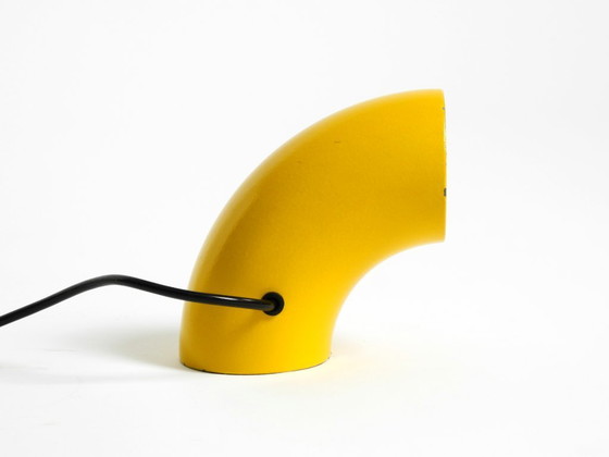 Image 1 of Very rare original Space Age 60s yellow table lamp made of iron by Temde