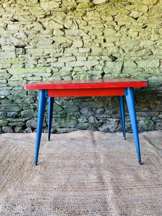 Image 1 of Tavolo in metallo Tolix T55 degli anni &#39;50