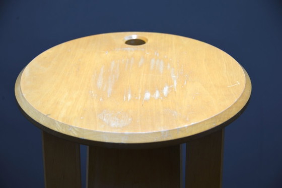 Taburete Plegable Suzy, Adrian Reed para Princes Design Works, Años 80, Madera, Beige (foto 5 de 5)