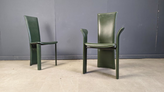 Image 1 of Chaises de salle à manger vintage de Pietro Costantini, années 1980, lot de 6