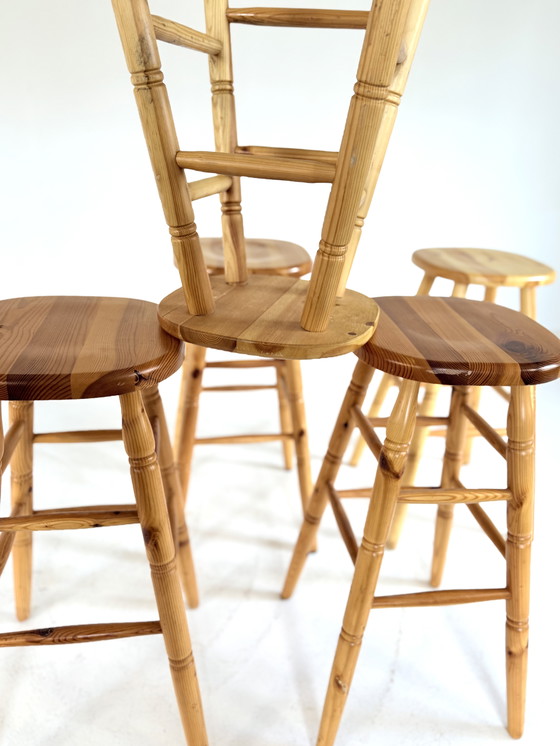 Image 1 of 5x vintage Brutalistische barkruk ‘60