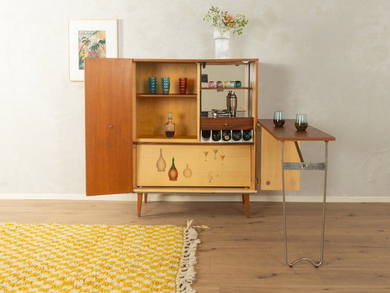 Image 1 of Huisbar, secretaire en andere accessoires uit de jaren 50 in mid-century stijl.